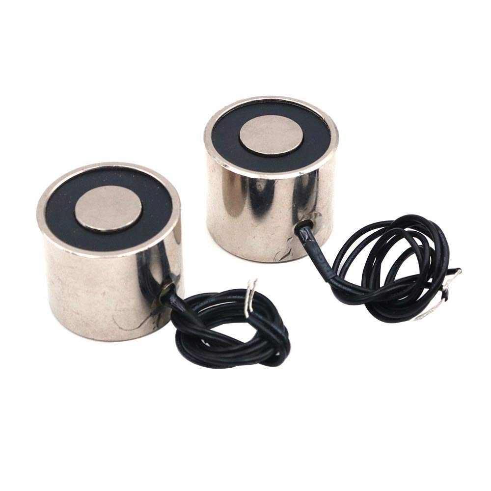 Namvo2pcs KK-P30/25 8KG Suction Electromagnet Solenoid DC 24V Lifting Holding Electromagnet Electro Electric Magnets - Image 5