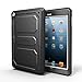 Fintie Case for iPad Air - CaseBot Tuatara Series Rugged Unibody Dual Layer Hybrid Full Protective Cover with Built-in Screen Protector and Impact Resistant Bumper, Black
