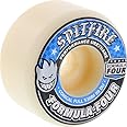 Spitfire Formula 4 99d Conical Full 53mm White W/Blue Skateboard Wheels (Set of 4)
