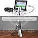 Samson Meteor Mic Studio USB Condenser Microphone Headphones Fibertique Cleaning Cloth (Chrome)