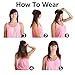 Secret Halo Hair Extensions Flip in Curly Wavy Hair Extension Synthetic Women Hairpieces 20