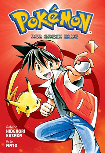Livro Pokémon. Red Green Blue   Volume 1
