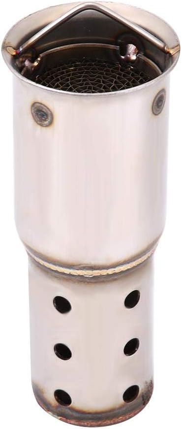 Duokon 51mm Universel Tuyau de Silencieux dEchappement Adaptateur de Tuyau dEchappement de Moto dAcier Inoxydable /Éliminateur de Bruit 4