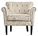 Homelegance Barlowe Vintage Print Fabric Accent Chair, Beige