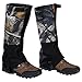 Hpory 1 Pair Hiking Leg Gaiters, Snow Boot Gaiters, Breathable Waterproof Walking High Leg Cover, 600D Anti-tear Oxford Cloth, for Outdoor Research Climbing Fishing Hunting Trimming Grass