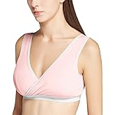 Mamaway Breezy Crossover Nursing Maternity Breathable Bra, Odorless, Soft, Lightweight for Sleeping, Pregnancy, Breastfeeding