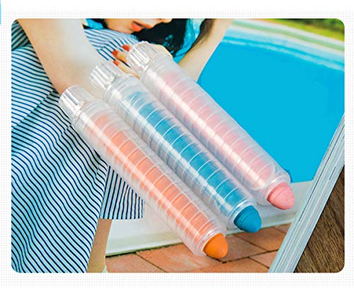 Starsouce Dustless Twistable Chalk Non-Toxic Colored Chalk 1.0mm Tip Art Tool for Whiteboard Blackboard Kids Children Drawing Writing, 6 Pack