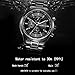 Men's Watches Luxury Fashion Casual Dress Quartz Wrist Watches for Men Band (Black)