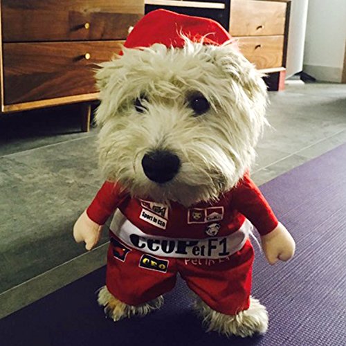 Alfie Pet by Petoga Couture - Kade the Formula One Racer for Party Halloween Special Events Costume - Image 3