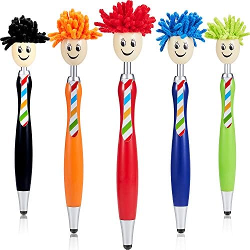 Mop Head Stylus Pen for Touch Screen Cleaner Stylus Pens for Kids 3in1 Stylus Pen Duster for