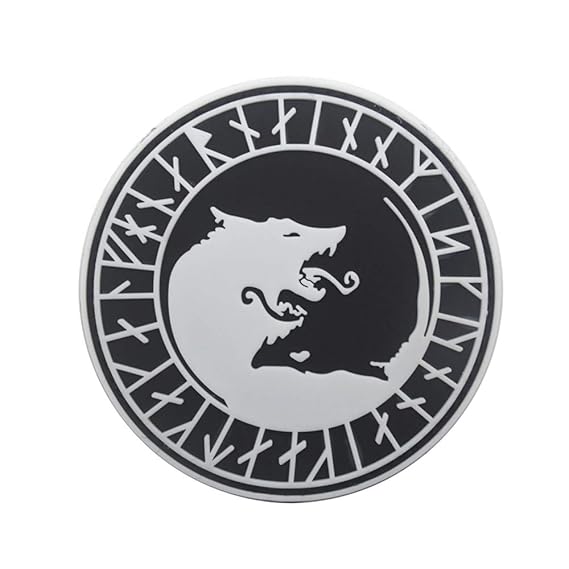 HARRYSTORE Viking Wolf Patch Taktische Helle Pflaster Flagge Magie Aufkleber Marke Dekoration