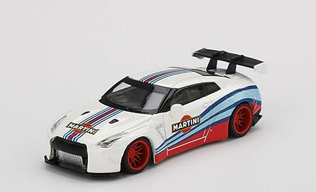 Amazon Mini Gt 1 64 Lbworks 日産 Gt R R35 マルティニ レーシング 左ハンドル Nissan Gt R R35 Type 1 Rear Wing Martini Racing Mijo限定 並行輸入品 プラモデル 通販