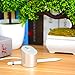 Apple Pencil Charging Station with Built-in USB Charging Cable (5 FT) Metal Docking Silver