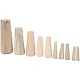 Haosie Soft Wood Plugs Tapered, 10pcs Marine Tapered Thru Hull Emergency Soft Wood Plugs Drain Plug Boat/Yacht Parts and Accessories