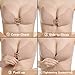 Strapless Bra, Women's Self Adhesive Silicone Invisible Reusable Push-up Bras with Drawstring for Backless Dress by SKST (C, Beige)