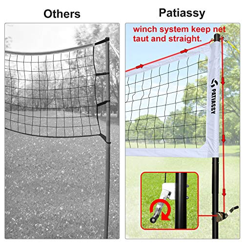 Professional Portable Volleyball Net and Ball Set System for Outdoor