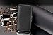Cadorabo Case works with Nokia Lumia 920 in OXID BLACK (Design BOOK STRUCTURE) – with 2 Card Slots – Wallet Case Etui Cover Pouch PU Leather Flip