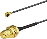 Bingfu 8dBi WiFi Antenna 2.4/5.8GHz Dual Band RP-SMA Female Pigtail Cable (2 view 8