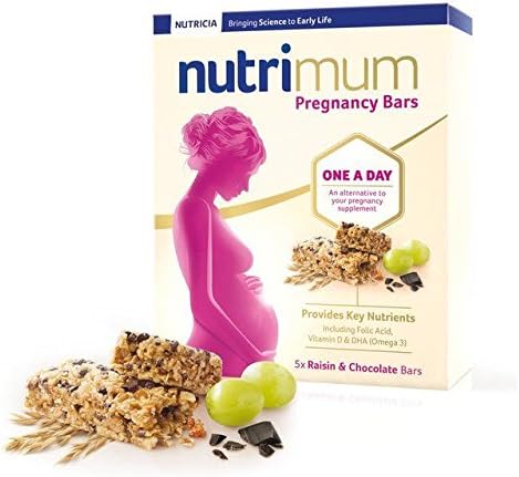 Nutrimum Raisin & Chocolate Pregnancy Cereal Bar - 5 x 40g