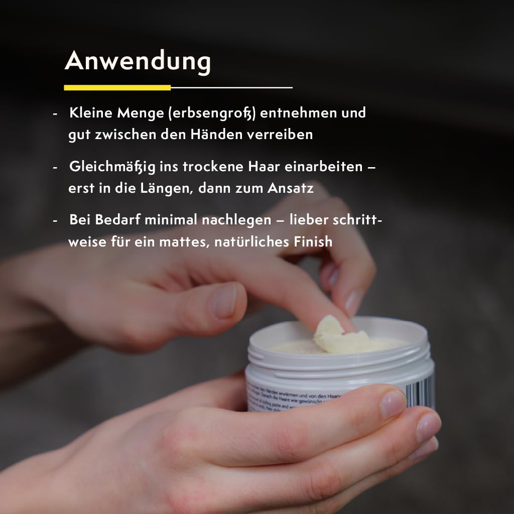 Genki Haircare Hair Growth Styling Paste für Männer und Frauen mit 5-ALA 100 ml Pflege und Styling Stärkt nachweislich das Haarwachstum Mittlerer Halt Haarwachs Haarstyling-Paste 6