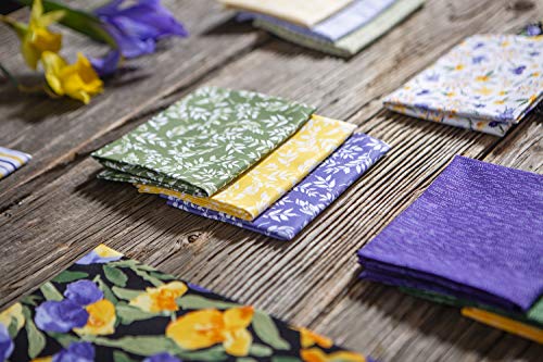 Connecting Threads Print Collection Precut Quilting Fabric Bundle 10" Squares (Regelia) - Thumbnail 3