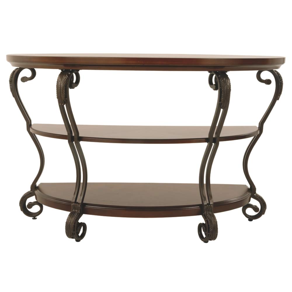 Ashley Furniture Signature Design Nestor Sofa Table 2 Shelf Semi