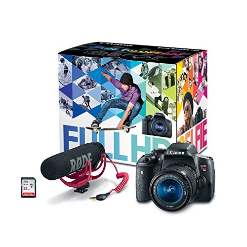 Canon-EOS-Rebel-T6i-DSLR-Video-Creator-Kit-w-18-55mm-Rode-VIDEOMIC-GO-32GB-SD-Card-Supreme-Accessory-Bundle