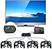 Gamecube Controller Adapter, Mribo Gamecube NGC Controller Adapter Suitable for Wii U,Nintendo Switch and PC USB.No Driver Need and Easy to Use, 4 Port Black Gamecube Adapter, (Updated Version)thumb 2
