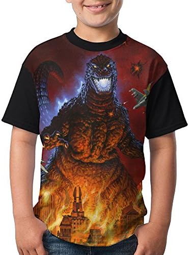 FOTNNRFK God-Zilla Fashion 3D Youth T T-Shirt.We Have More Beautiful Products In Our Store!