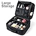 TWING Travel Makeup Case,Samtour- Professional Cosmetic Makeup Bag Organizer,Accessories Case, Tools case (Black)