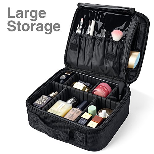TWING Travel Makeup Case,Samtour- Professional Cosmetic Makeup
