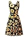 FENSACE Womens Sleeveless Summer Beach Floral Dress 1703013 Large