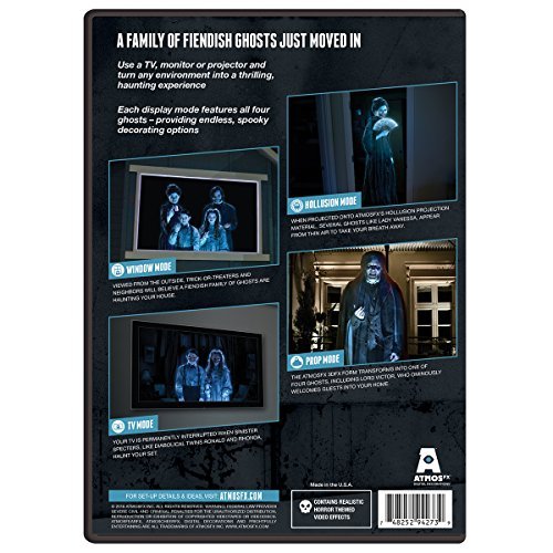 AtmosFX Macabre Manor Digital Decorations DVD for Halloween Holiday Projection Decorating - //coolthings.us