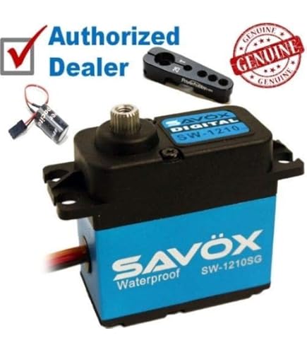 Savox SW-1210SGP-BE Waterproof Digital Servo - HV Coreless Servo For RC Cars, Trucks & Boats