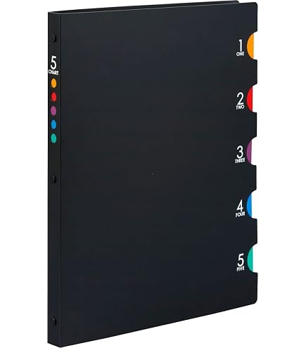 Amazon.com : Maruman File26 26-Ring Binder, Holds 250 Sheets, B5
