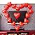 PcsPce - 100PCS 12inch Red Heart Latex Balloons Party Decoration (Red Color)