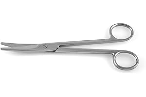 IMED SCIENTIFIC STT-MDCVD7 Premium Quality Mayo Dissecting Scissors, Curved Blunt Stainless Steel, 6.75" L (17.15 cm)