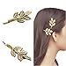 CINRA 10PCS Europe and the United States Hair Jewelry Hair Clips Athena Olive Branch Leaves Barrettes Bobby Pin Hairpins Hair Ornaments Hair Accessories Beautiful Bride Headwear Edge Clip Clamps