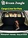 GREEN JUNGLE Deluxe SUV Cargo Liner for Pets - Waterproof, Nonslip, Machine Washable Car Seat Cover for Pets,