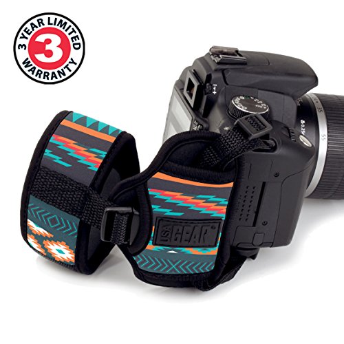 USA GEAR Professional Camera Grip Hand Strap with Southwest Neoprene