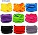 Kalily Pack of 9pcs/6pcs Headband Bandana - Versatile 16-in-1 Lightweight Sports & Casual Headwear -Neck Gaiter, Balaclava, Helmet Liner, Face Mask