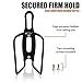 Bike Water Bottle Cage, Bicycle Alloy Lightweight Water Bottle Holder (15 YEARS LIMITED WARRANTY), Cycling Aluminum Water Bottle Cages, Water Bottle Brackets for Sports (2 Pack)