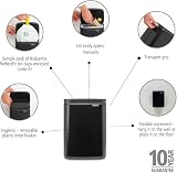 Brabantia Bo Waste Bin 4L Small Wall Mount Matt Black Easy Open Soft Close view 2