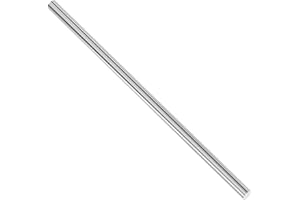 Skweawert 1 Pcs Round Steel Rod, 7.5mm x 200mm (0.3" x 7.87") High Speed Steel Lathe Bar Stock Tool, for Shaft Gear, Drill Lathes Boring Machine Turning Miniature Axle DIY Craft Tool