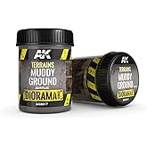 AK Interactive : Terrains Mud Soil Effect Pasta &ndash; 250 ml (Acrylic)