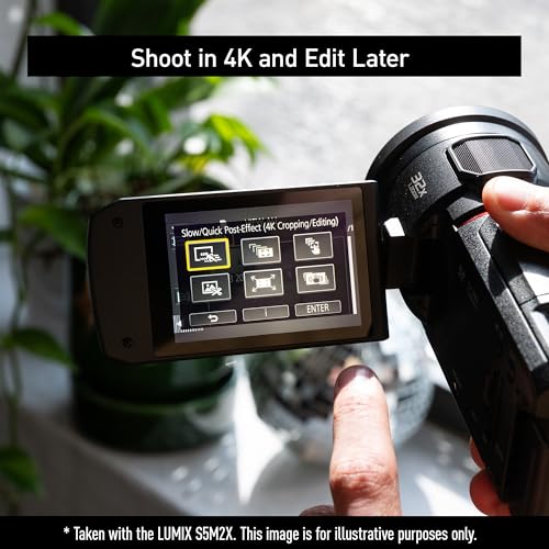 Panasonic VX3 (HC-VX3) 4K Camcorder, Lightweight Video Camera, Record Memories and Moments That Last