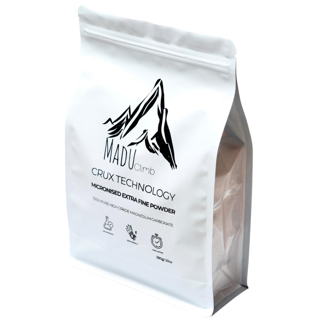 Madu Climb - Rock Climbing Gym Chalk 100% Magnesium Carbonate 10oz Sports Chalk Micronised Powder