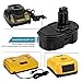 Eagglew 2 Packs 18V 3.6Ah DC9096 DC9098 Battery Replacement for Ni-Mh XRP Battery DC9099 DC970 DW9099 DW9095 DW9096 DW9098 DW9099 DE9039 DE9095 DE9096 DE9098 DE9503 Cordless Power Tools