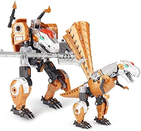 Amazon Co Jp 変形 ティラノサウルスボーイ恐竜のおもちゃフィットの組み合わせ変形ロボットゴールド ホーム キッチン