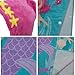 LALIFIT Little Mermaid 100% Cotton Hooded Towel for 2-6 Years Girls Boys Bath Beach Pool Towel,24 x 48 inches (Mermaid)